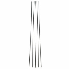 5pcs 2mm Diameter x 500mm Carbon Fiber Rods Tube For RC Airplane Matte Pole