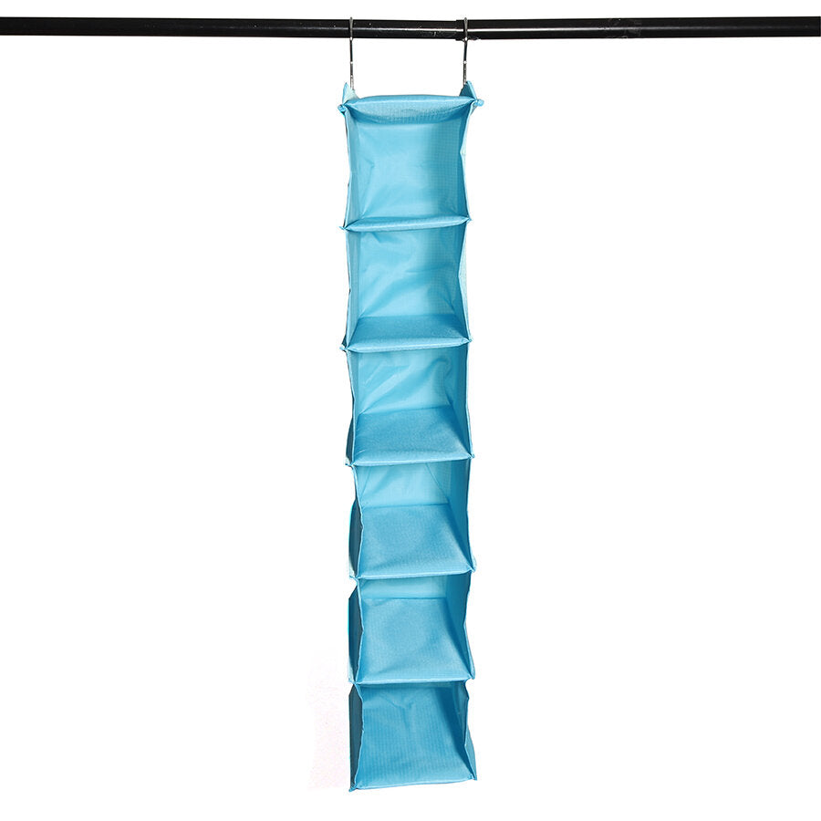 Waterproof Oxford 6 Layers 2 Hooks Hanging Clothes Storage Bag