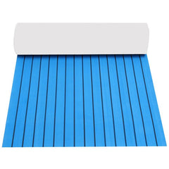 240x90cm EVA Foam 5/6mm Blue With Black Lines Boat Flooring Faux Teak Decking Sheet Pad