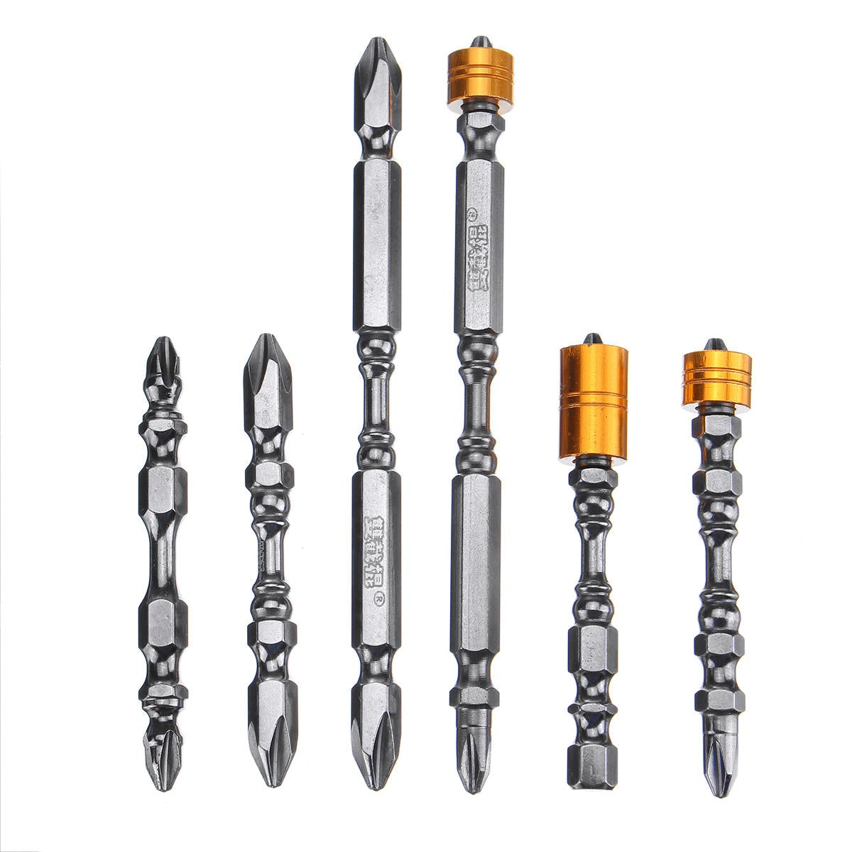 Alloy Steel Cross Two-Headed Screwdriver Bit Electric Wear-resistant Batch Head Tool