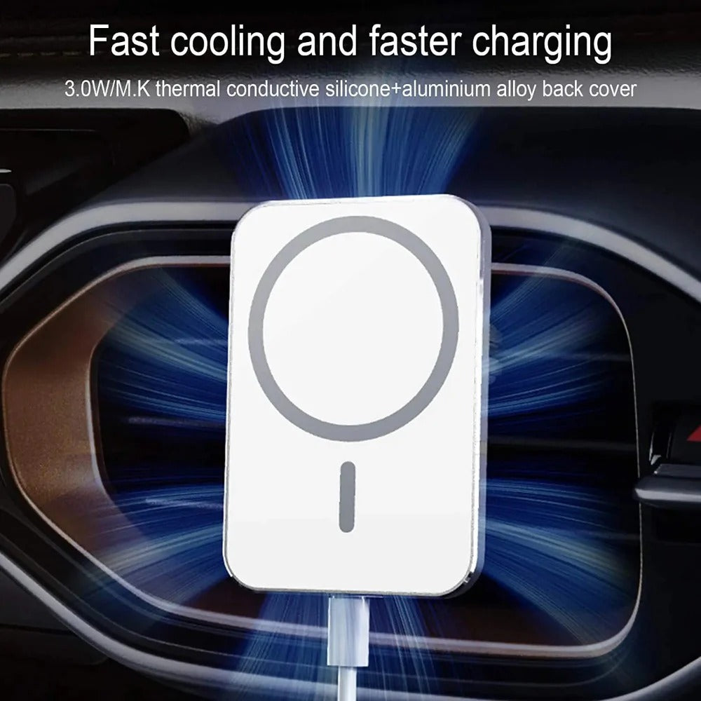 100W Magnetic Wireless Car Charger for iPhone 13/14 Pro Max MagSafe Case