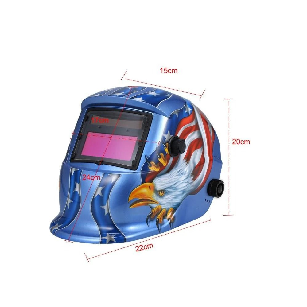 Solar Automatic Darkening Helmet Welding Mask Auto Shield MIG TIG ARC Weld Protective Cap