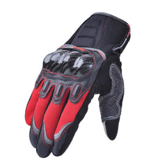 Motorcycle Full Finger Gloves Touch Screen Carbon Fiber For Dirt Bike Racing Cycling
