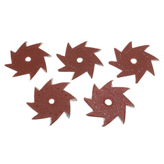 10Pcs 80/120/180/240/320 Grit Octagonal Abrasive Sandpaper Double Layer Sanding Buffing Tool