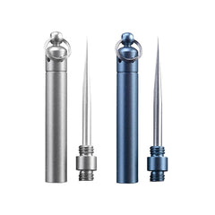 T-J17 Titanium Outdoor Edc Portable Multi-functional Toothpick Camping Tool Bottle Fruit ForkToothpick Tube
