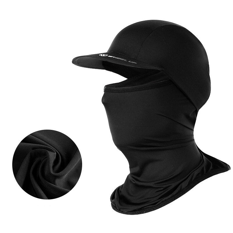 Multi-functional Ice Silk Sun Protection Neck Protector Face Mask Hat Windproof Anti-Fog Saliva Dustproof Cycling Scarf  Cap