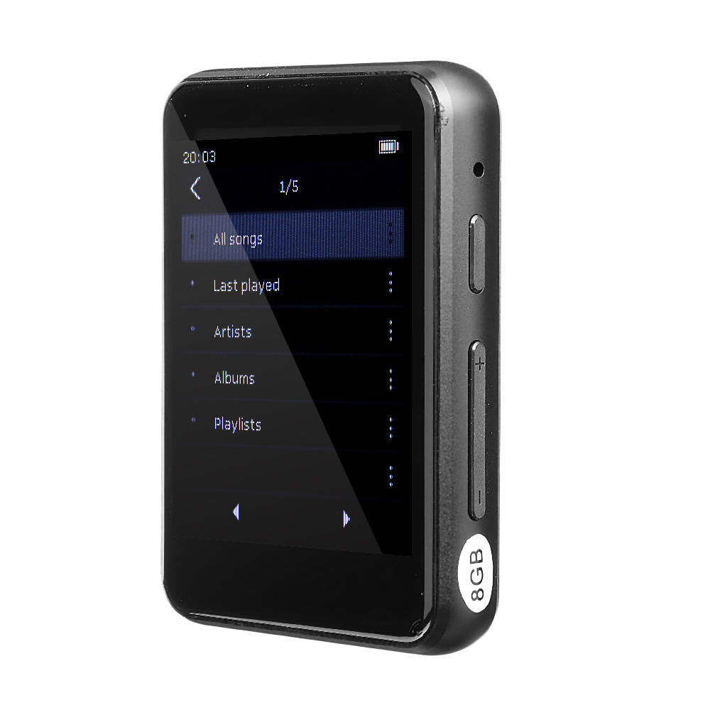 4GB MP3 Player HD Lossless MP4 MP5 MP6 Music Audio Video Built in Speaker External Sound Recording Alarm FM