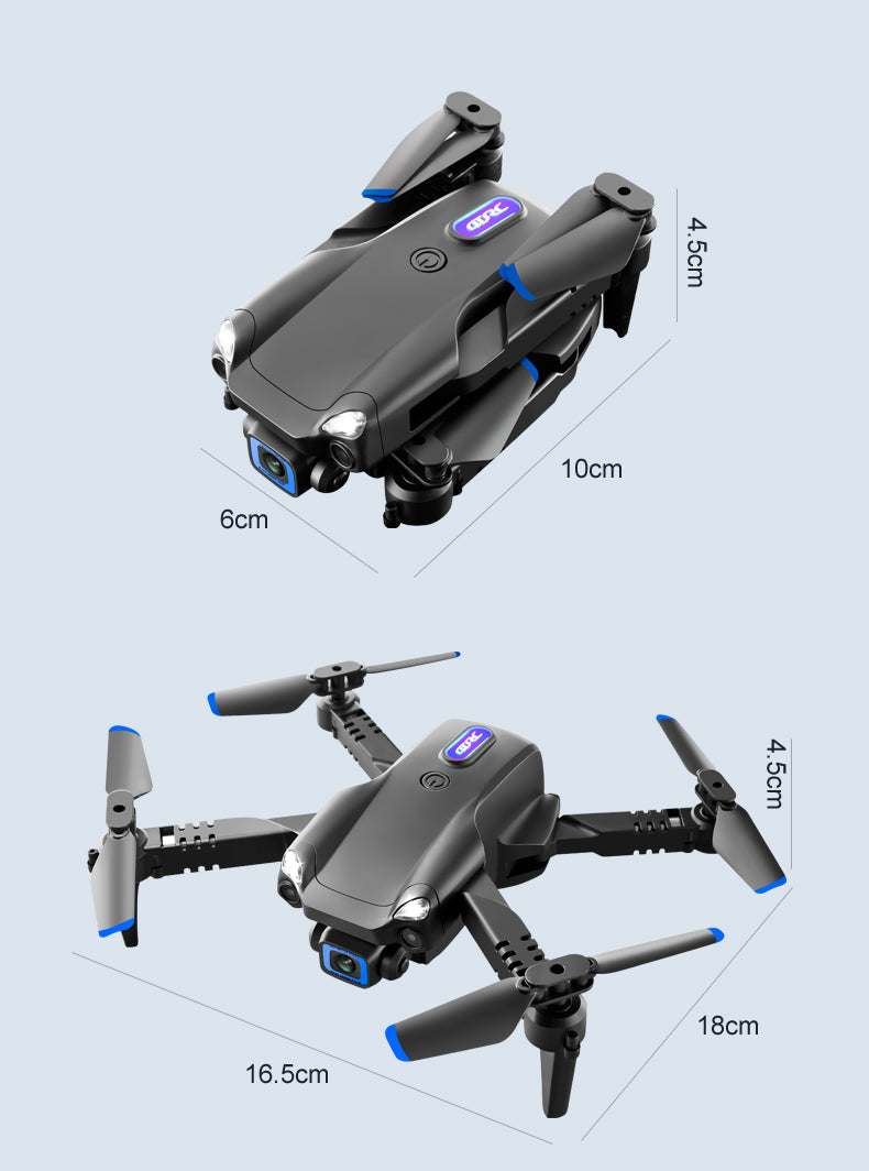 ELF WiFi FPV with 6K Dual HD Camera 50x ZOOM Altitude Hold Mode LED Foldable RC Drone Quadcopter RTF