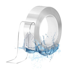 1M/2M/5M 1*30mm Nano Tape Double-sided Tape Transparent No Trail Reusable Waterproof Tape Can Clean Household Gekkotape