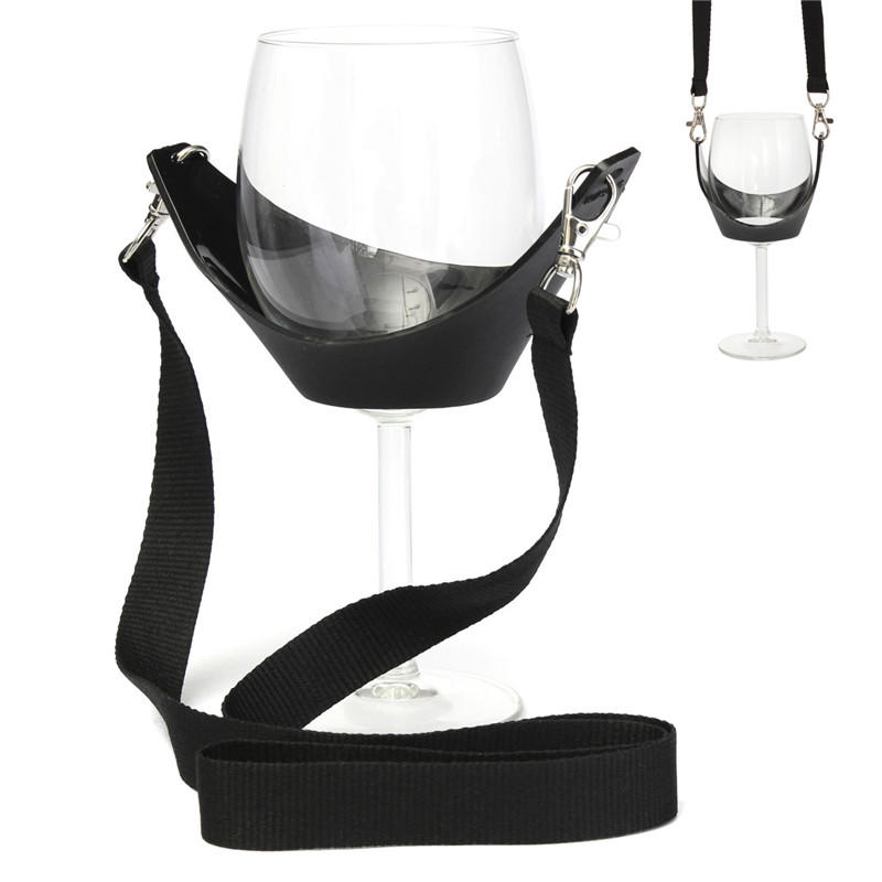 Portable Wine Glass Holder Strip Birthday Party Wine Holder Multi-function Bar Tool