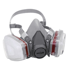 Gas Mask Half Mask NASUM for Painting Dust Chemicals Machine Polishing Welding Pesticides and Other Work Protection