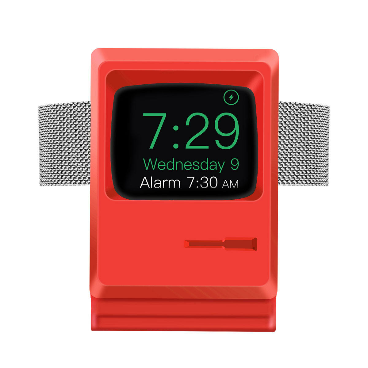 Silicone Retro Style Dock Watch Charger for Apple Watch 1 2 3 Series