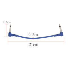 A Set of 6 Effect Device Connection Lines for Musical Instrument Accessories