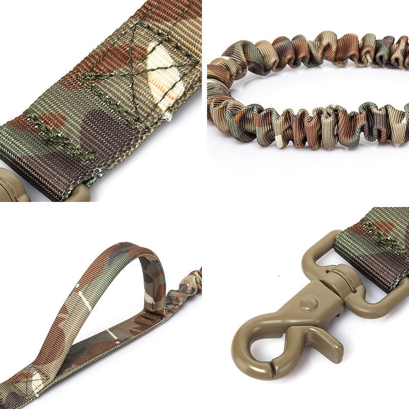 1000D Nylon Multi-Function Army Training Dog Bungee Leash Hunting Tactical Dog Traction Rope