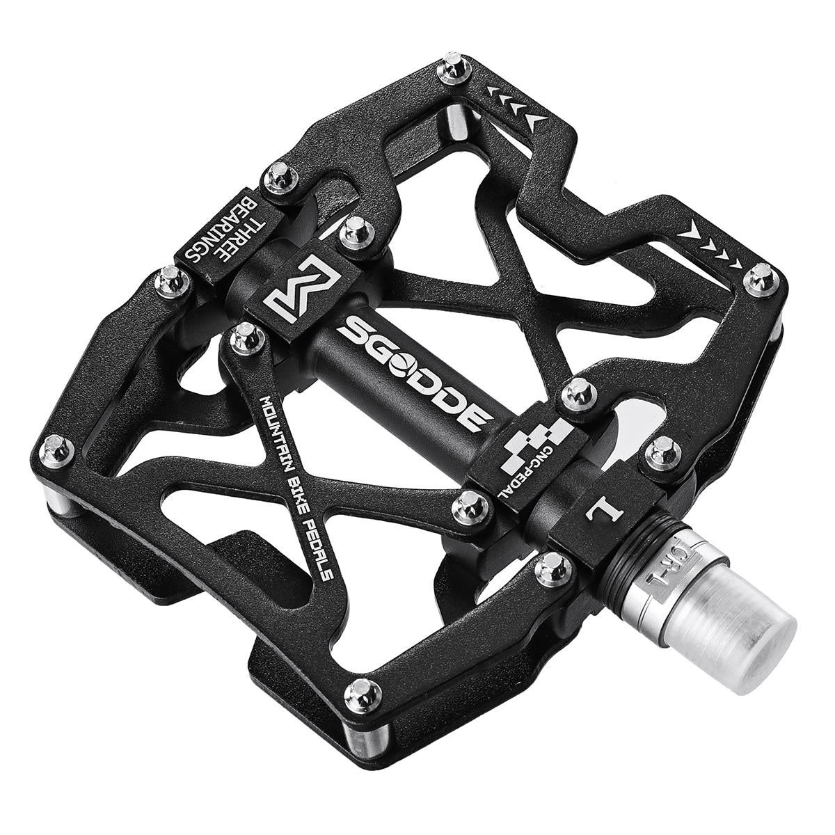1 Pair Anti-slip Bike Pedals 3 Bearing Aluminum Alloy Cycling Bicycle Platform  Bicycle Pedal Bike Accessories Part for Road bmx Mtb Bicycle