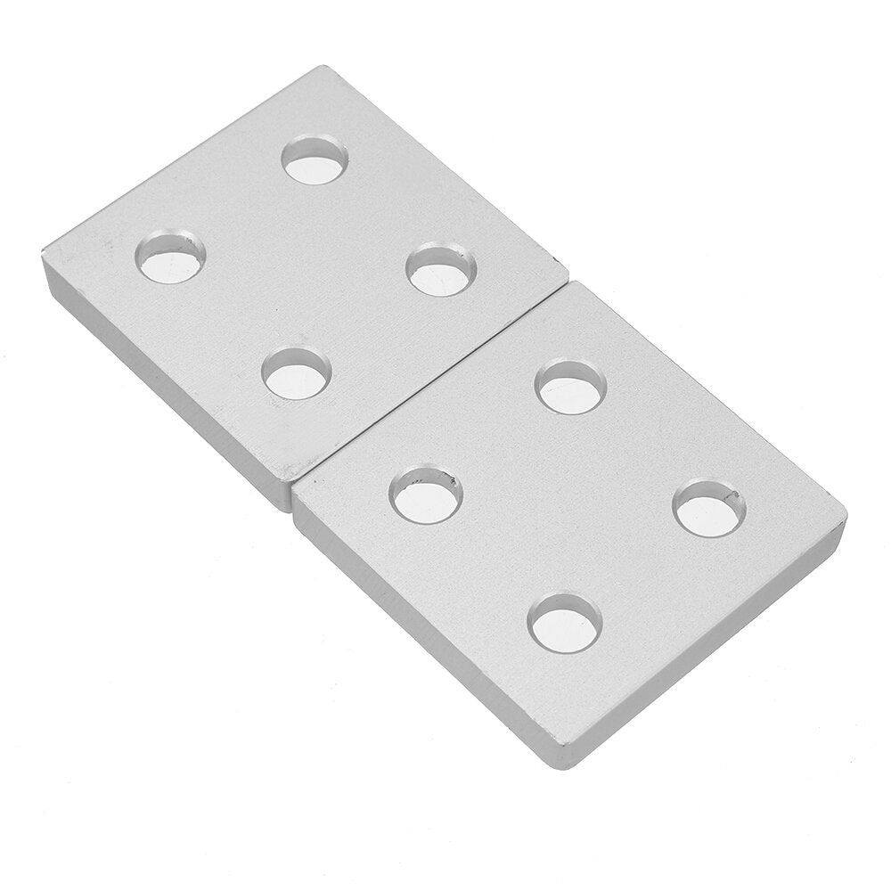 2Pcs 4040 Aluminum Profile End Cap Cover Plate Single/Double Holes 40*40 Double Slot Metal Cover For Aluminum Profiles