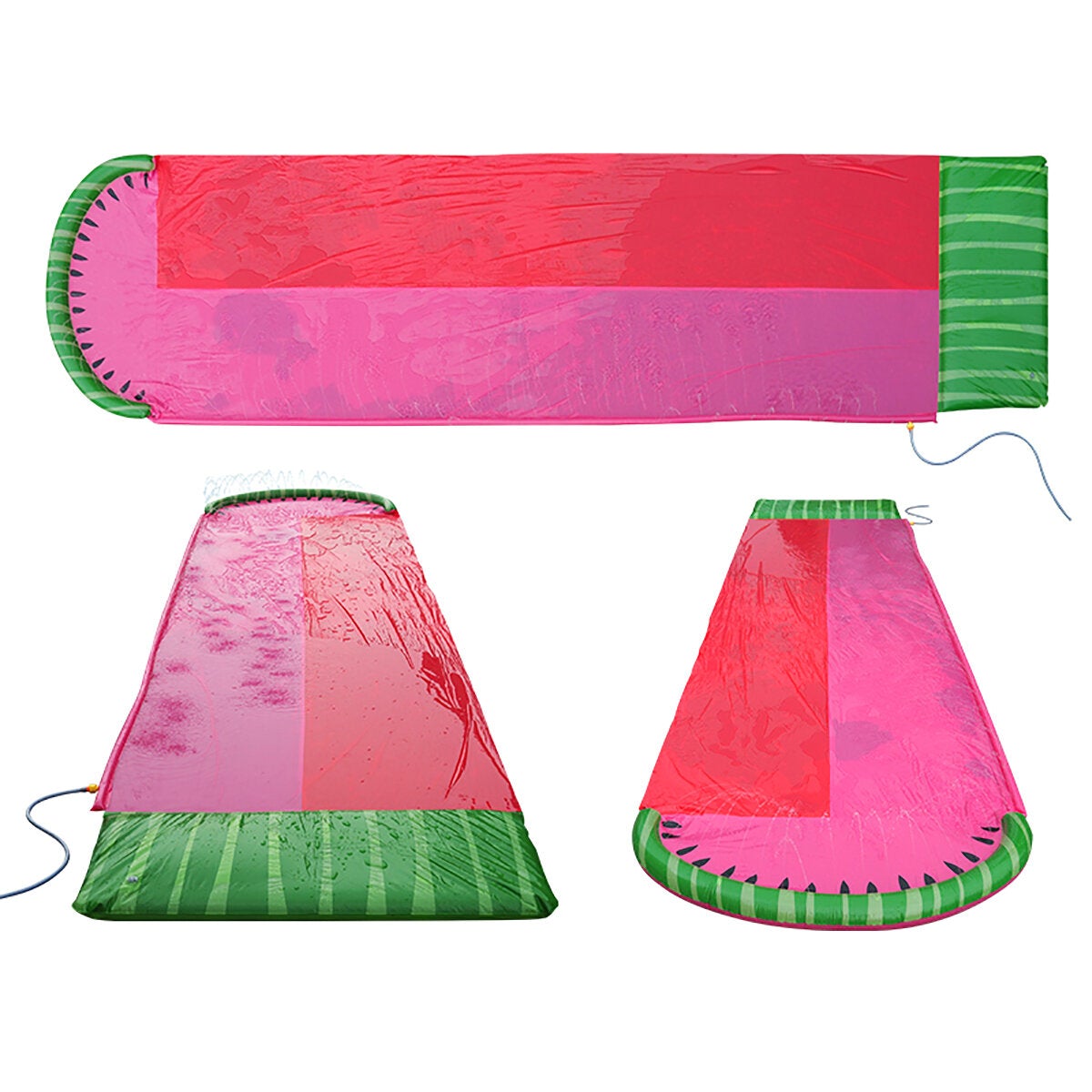 Summer watermelon/Shark Double Slipway Swiming Pool Play Mat