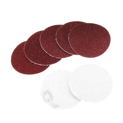 100pcs 2 Inch 60-3000 Grit Sanding Disc Sandpaper with 6mm Shank Mandrel Pad