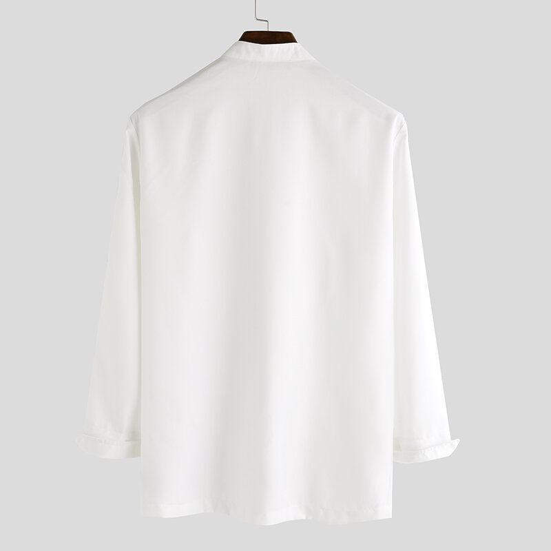 Professional Chef Jacket Long Sleeves Shirt Kitchen Shirts Uniform for Women Men