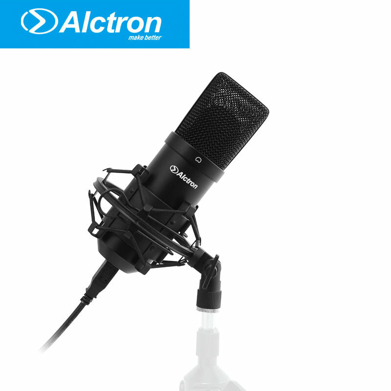 Professional Recording Microphone Studio USB Condenser Computer Cardioid Directivity Mic for PC Tablet Notebook Mobile Phone