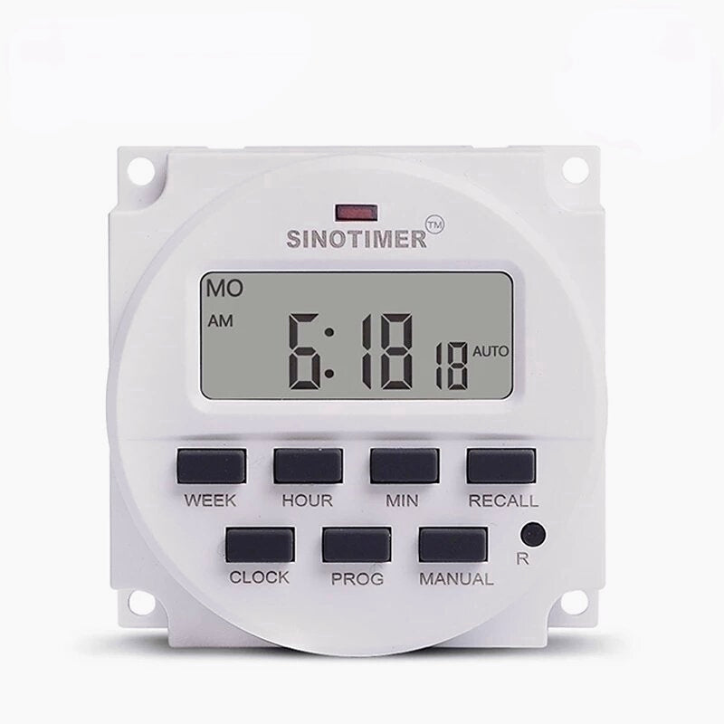 Microcomputer LCD Digital Industrial Electronic Time Switch Built-in UL listed Relay,220V