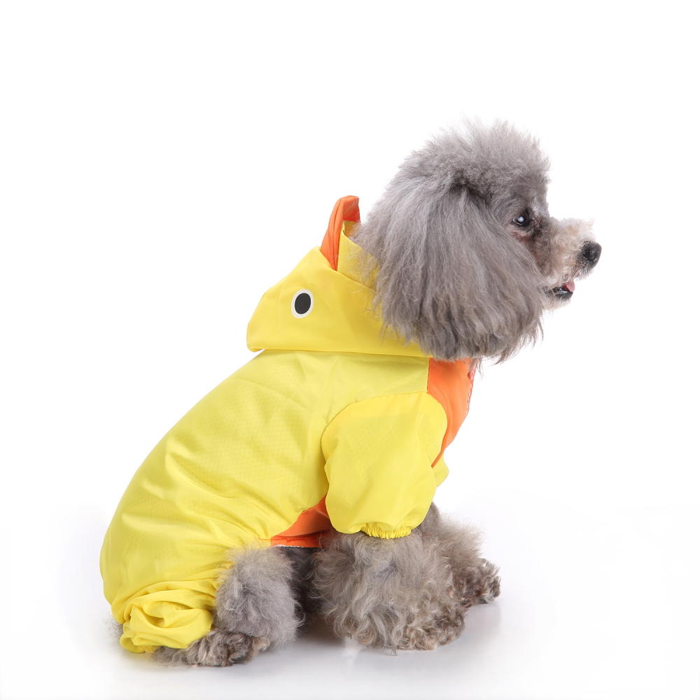 Dog Lovely Duck Aniamls Raincoat Dog Outdoor Jacket Waterproof and Comfurtable