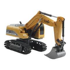 1/24 6CH RC Excavator Vehicle Models With Light Music Children Toy