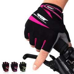 Cycling Half Finger Gloves Ultra-breathable Anti-slip Shock-Absorbing Bike Gloves for Men Women