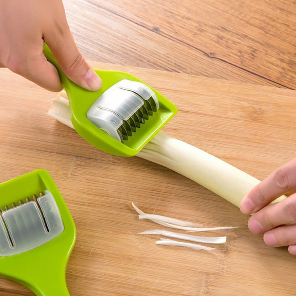 Stainless Steel Green Onion Slicer Vegetable Garlic Cutter Shredder Kitchen Tools