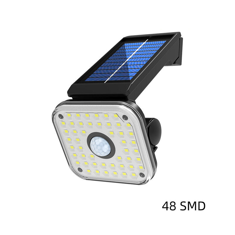 45SMD/54SMD/54COB Solar Light Light+Motion Sensor 3 Modes Security Wall Lamp IP65 Waterproof Outdoor