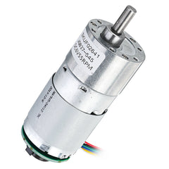 DC 6V 55RPM Gear Reducer Motor with Encoder Geared Reduction Motor