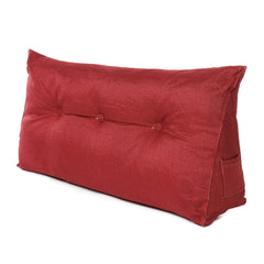 Sofa Back Cushion Bed Couch Seat Rest Pad Waist Support Triangular Wedge Backrest Pillow Home Office Furniture Decorations