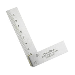 Premium Stainless Steel Right Angle Ruler High Precision 90 Degree Laser Etched Scale Wide Seat Design Multiple Sizes