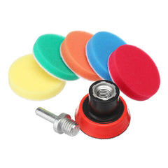 29pcs Drill Buffing Pad Polishing Pad Mix Size Kit With M14 Backing Pad Adapters