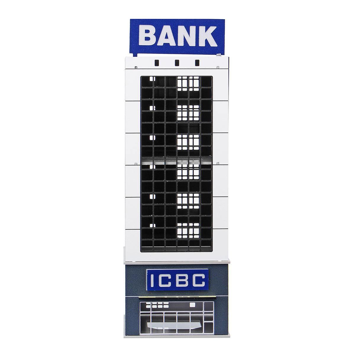 1/150 Outland Modern Building Model  Bank N Scale for GUNDAM Gifts