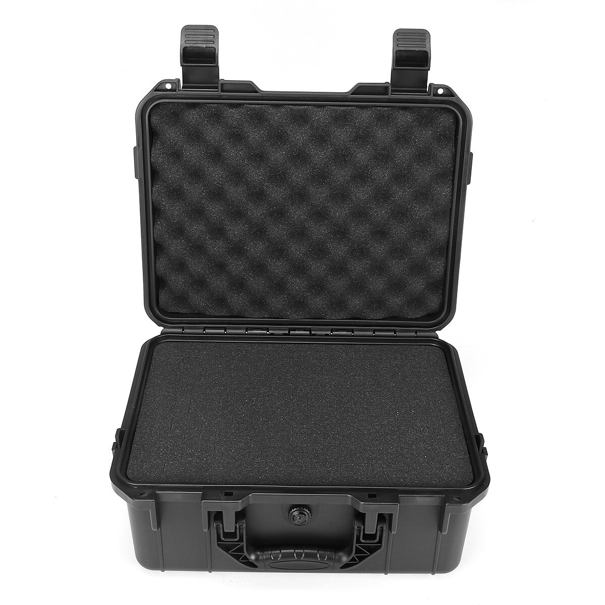 1PC Shockproof Sealed Safety Case Toolbox Airtight Waterproof Tool Box Instrument Case Dry Box with Pre-cut Foam Lockable