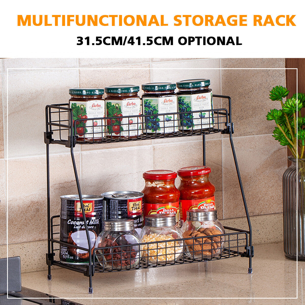 Multi-functional Makeup Rack Storage Box Kitchen Dormitory With Multi-layer Book Desktop Racks