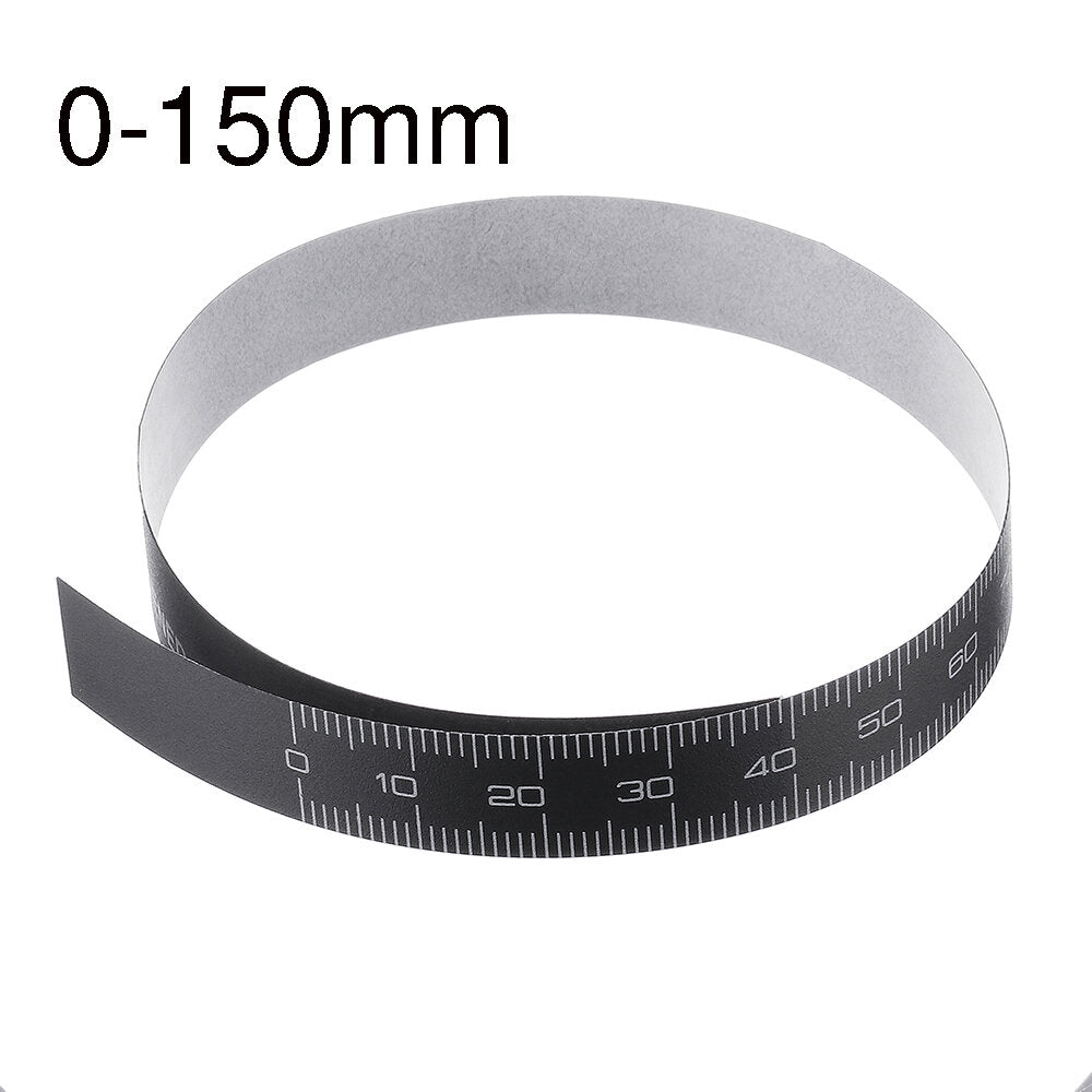 Self Adhesive Metric Black Ruler Tape for Digital Caliper Replacement Black