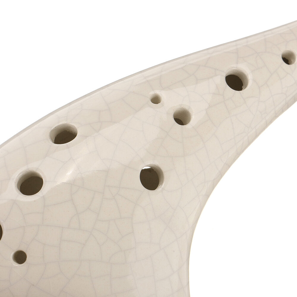 12 Hole Ceramic Ocarina Alto C Tone Classic Flute Instruments with Protection Bag + Lanyard Gift