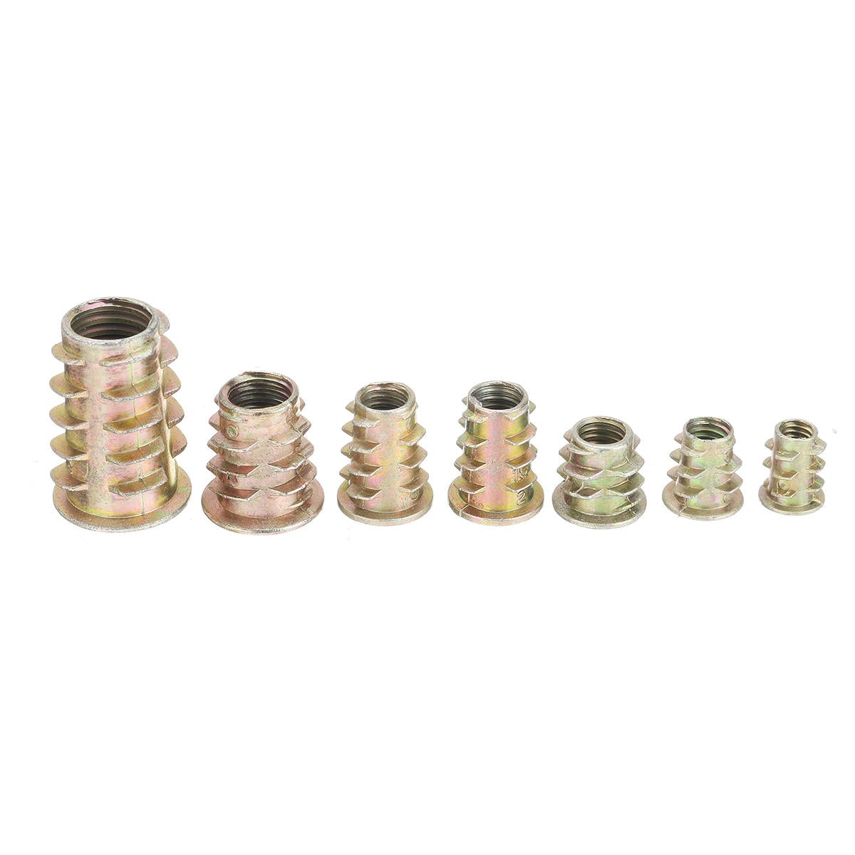 100PCS M4-M10 Metric Threaded Sleeve Screw Insert Nuts Hand Tools