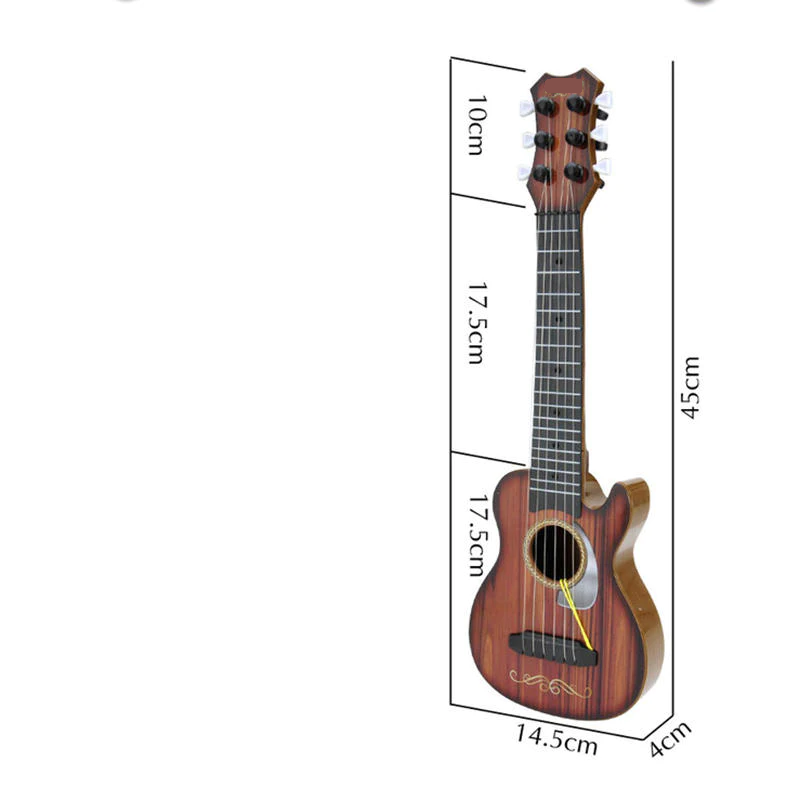 6 Strings Random Color Plastic Ukulele Uke Musical Instrument Toy for Children Gift