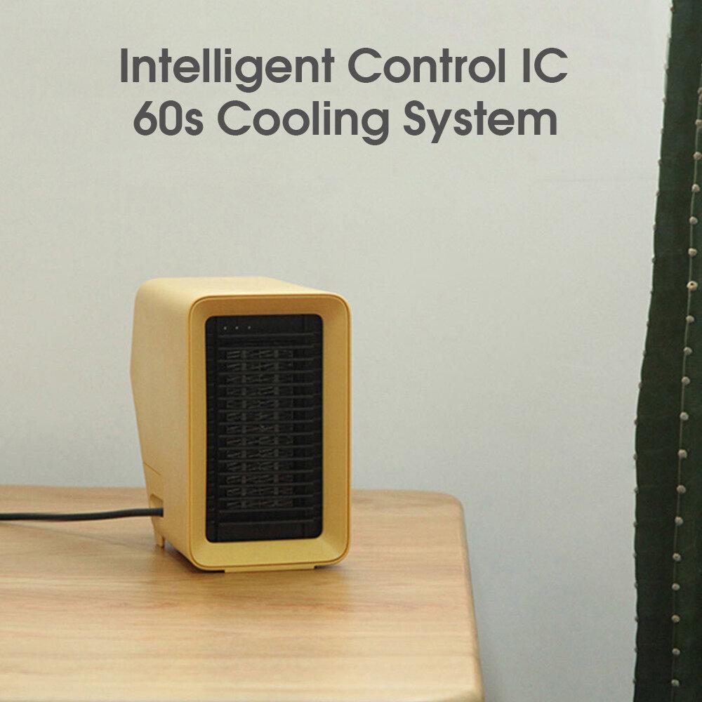 Electric Heater 50° Dual Angle, 2-Gear Touch Control PTC Ceramic for Office/Home