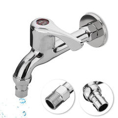 Washing Machine Wall Mount Single Cold Tap Handle Laundry Extra Long Water Faucet Sink