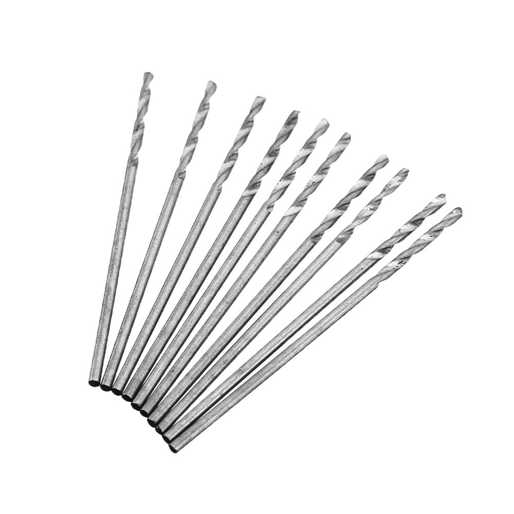 100Pcs 1.0mm Drill Bit HSS High Speed Steel Straight Shank Twist For Hand