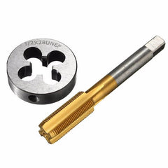 1/2-28 Titanium Coated Right Hand Thread Tap and Round Die