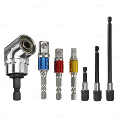 105 Degree Electric Drill Corner Changer Tool Set With Extension Rod And Flexible Shaft Color Extension Rod