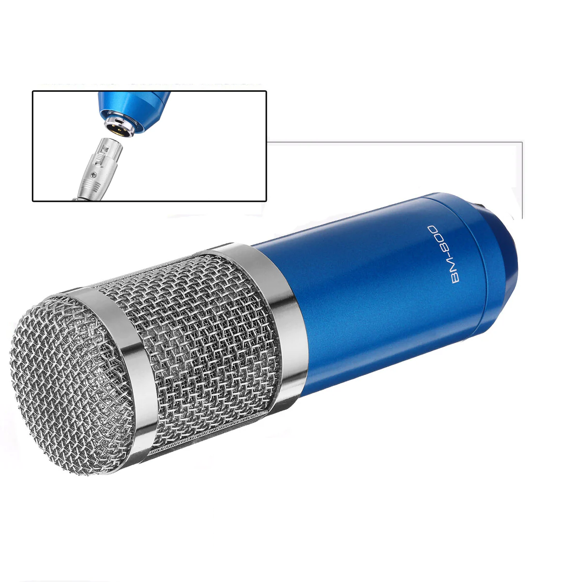 Bakeey Basic Condenser Microphone BM-800 Cardioid Studio Recording Microphone with Shock Mount XLR Cable