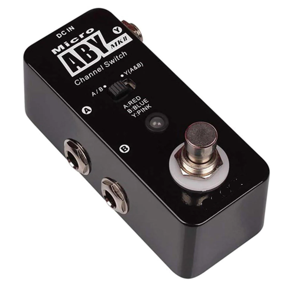 Guitar Effects Pedal with Channel Switch Pedal Function