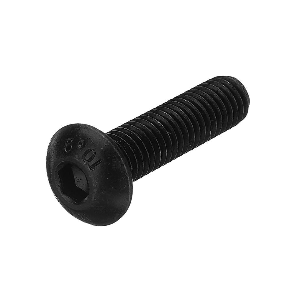 50Pcs M5 10.9 Grade Carbon Steel Hex Socket Cap Head Screw 6-40mm Optional Length