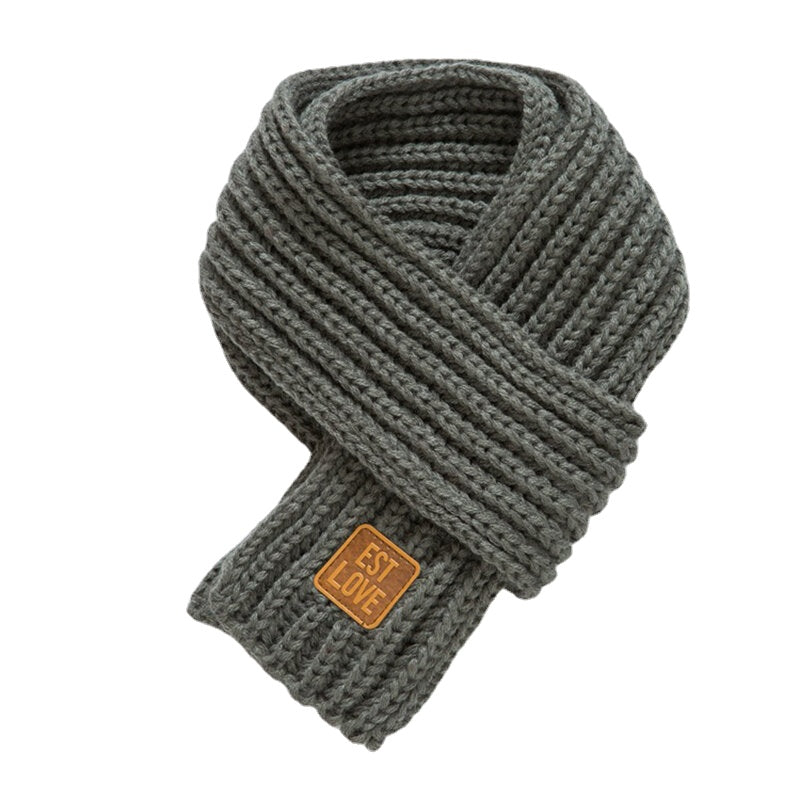 Scarves Collar Fashion Children's Knitted Scarf Kids Boys Girls Winter Autumn Soft Neck Warmer